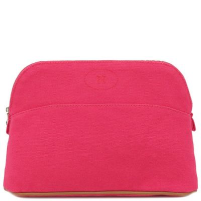 エルメス ポーチ ボリードポーチ MM コットン イエロー 中古
