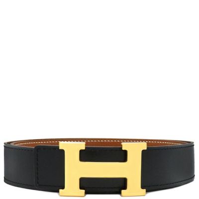 HERMES ベルト 黒/茶　リバーシブル HERMES リバーシブルベルト 黒／茶BELT 38 mm 100