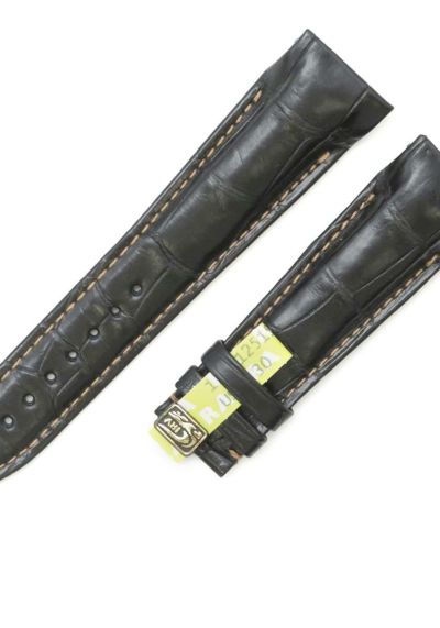 カルティエ 純正 クロコ ベルト 20mm バンド ブラウン ストラップ 茶 カルティエ 純正 替え クロコバンド 尾錠用 ベルト ストラップ
