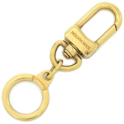【みー様】PRADA サフィアーノレザー 三角ロゴ キーリング ブラック×金 みー様】PRADA サフィアーノレザー 三角ロゴ キーリング ブラック×金