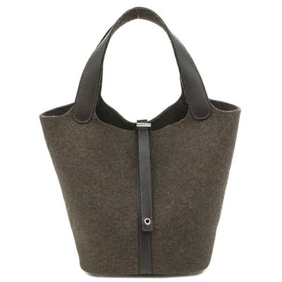 エルメス ピコタンロック MM 22 トリヨン エタン シルバー金具 C