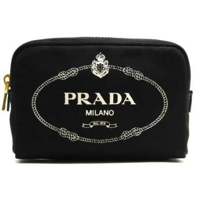 PRADA プラダ カナパ ポーチ 大人気の黒 - mercadotech.com.br