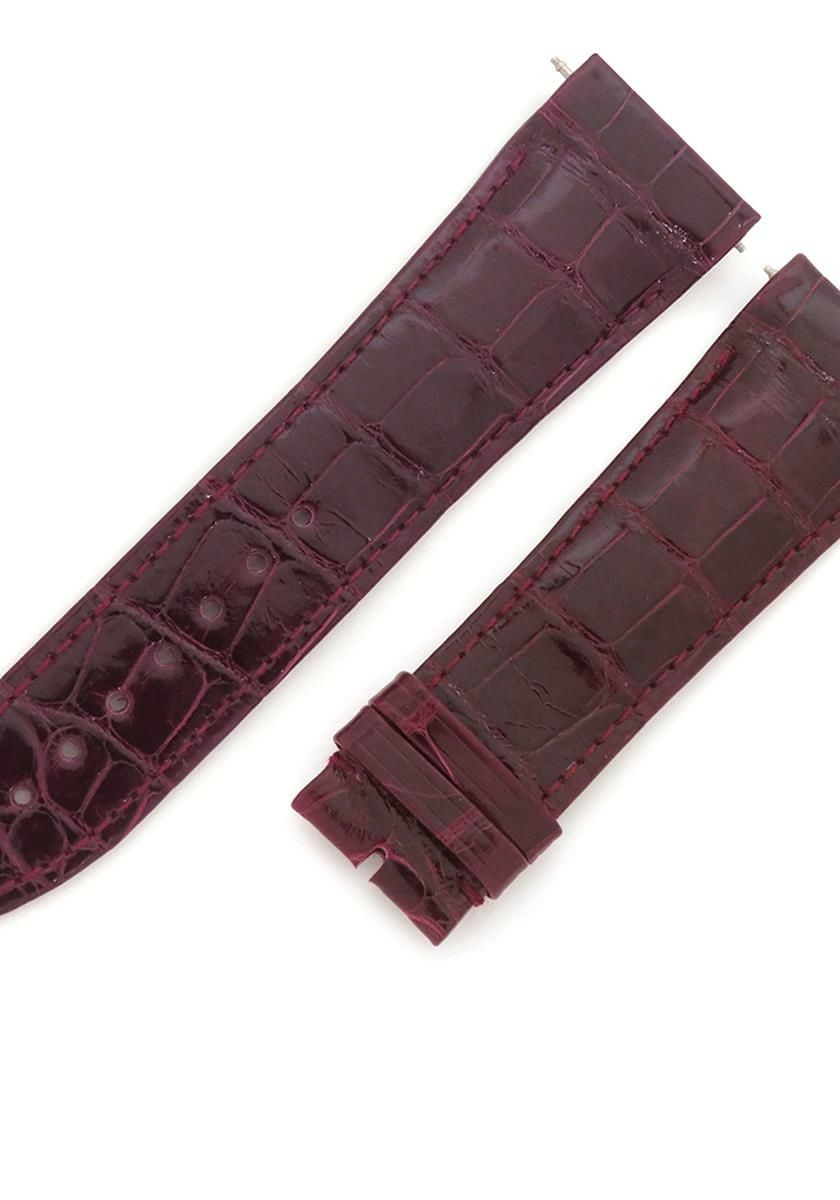 フランクミュラー 10000H用 新品同様 純正 替え クロコ ベルト バンド  