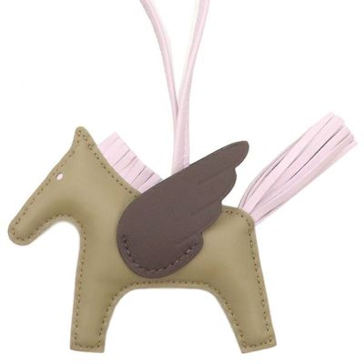 エルメス バッグチャーム ロデオPM ペガサス ピンク ソーピンク