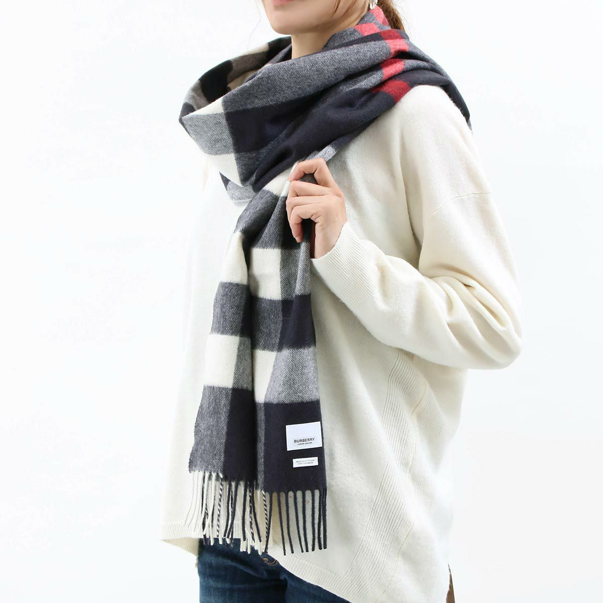 バーバリー ストール/マフラー レディース ハーフメガチェック  
