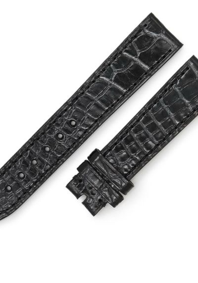 Chopard・ショパール・ 汎用純正クロコベルト 黒 ラグ幅13mm