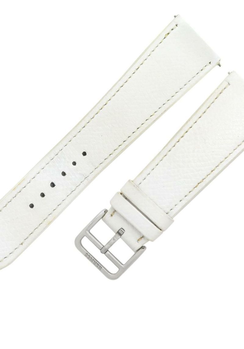 エルメス 純正 ベルト ストラップ 23mm ホワイト 白 尾錠付き