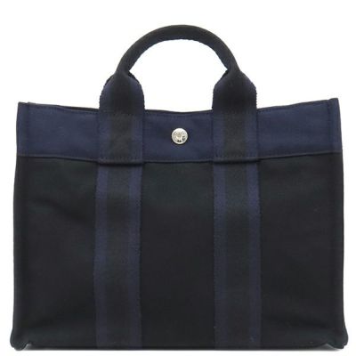 HERMES エールライン エルメス カデナあり HERMES エルメス エールライン GMトートバッグ グレー 鞄 A4収納