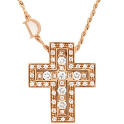 クロス ゴールド※DAMIANI ダミアーニ ベルエポック ではございません DAMIANI 【新品同様】ダミアーニ ベルエポック ネックレス XS