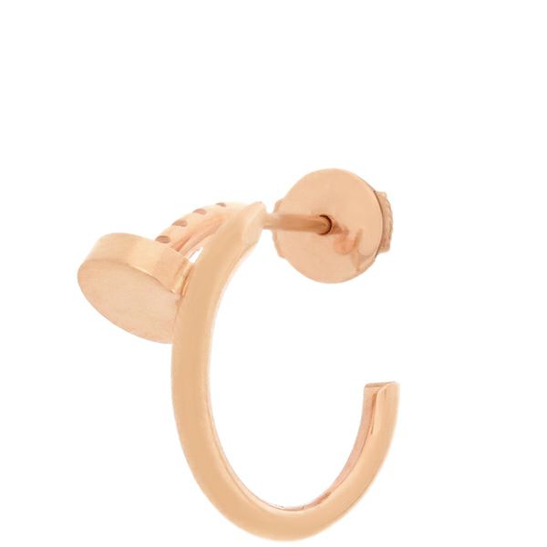 カルティエ ピアス ジュスト アン クル 片耳ピアス K18PG