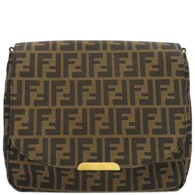 FENDI チェーンウォレット モンスター ブラウン FF ショルダー FENDI フェンディ ショルダーウォレット FFダイヤモンド 8M0365