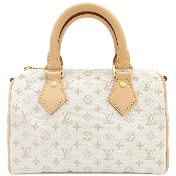 LV*スピーディー20 ストラップバッグ ホワイトモノグラム M12747 ルイヴィトン 2WAYバッグ スピーディ バンドリエール20 ホワイト