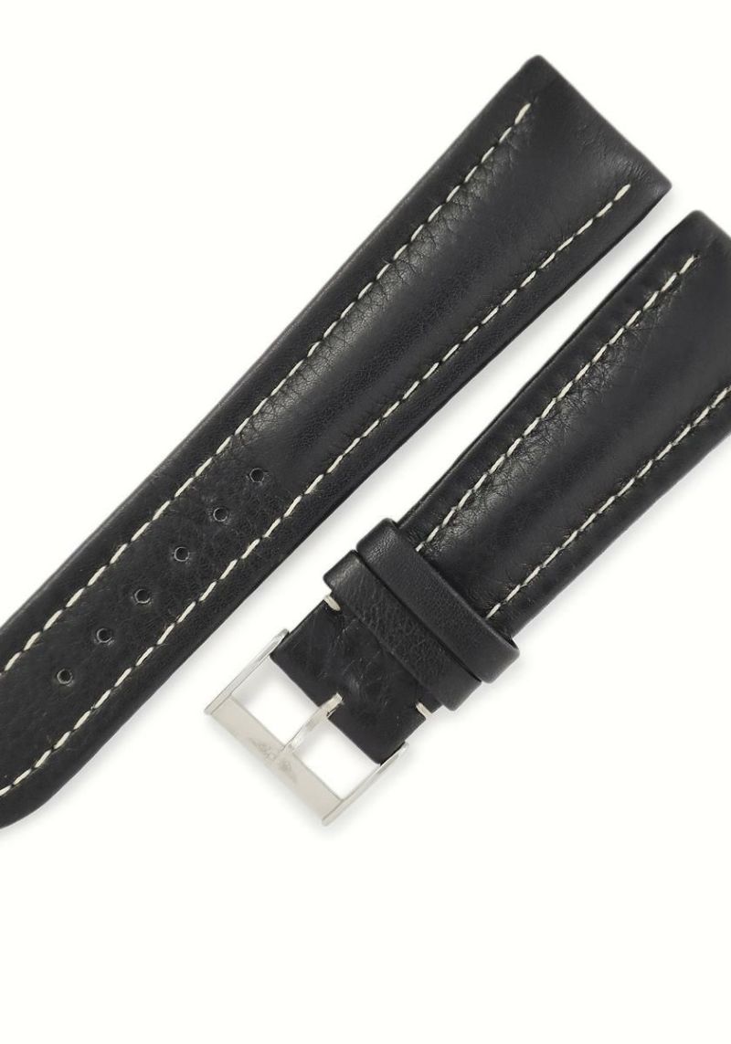 ブライトリングBreitling純正レザーベルト 純正バックル付 18-20mm