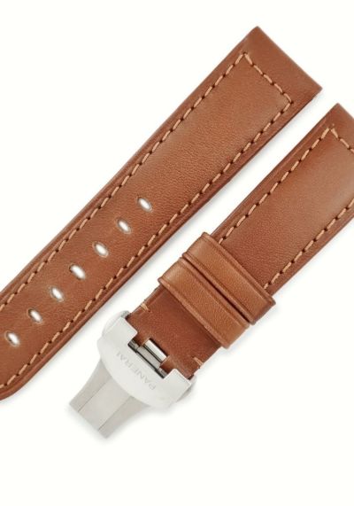 PANERAI クロコダイルレザー 時計ベルト ブラウン 24mm パネライ PANERAI レザーバンド ブラウン クロコダイル 腕時計