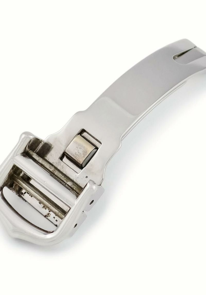 カルティエ 純正Dバックル 12mm カルティエ 腕時計パーツ 純正 ステンレススチール シルバー