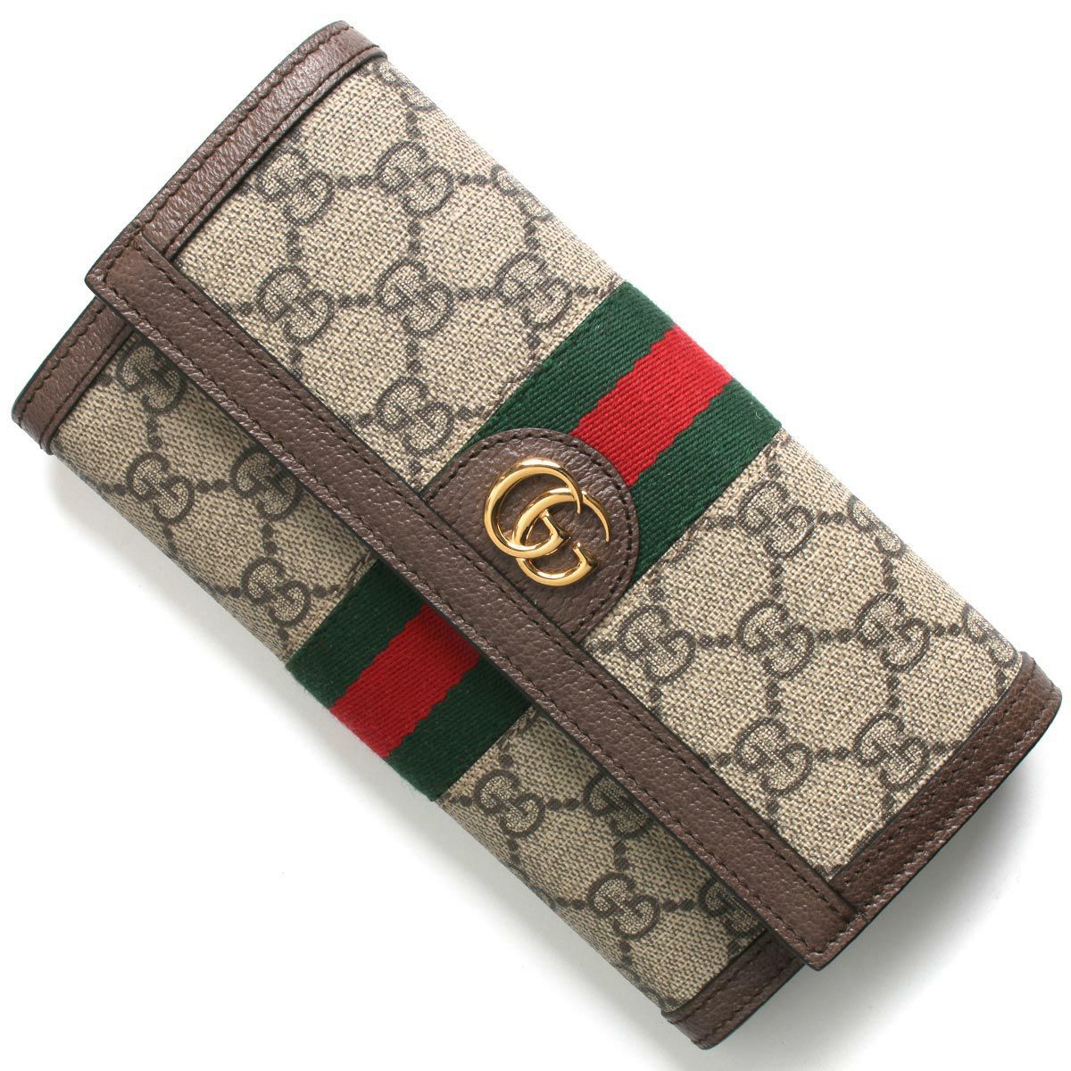 グッチ 二つ折り財布 財布 レディース オフィディア GGスプリーム GG  