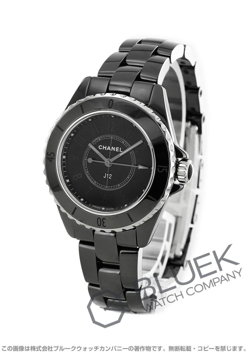 CHANEL シャネル CHANEL J12 ファントム ブラック 世界限定1200本 H6346 ブラック文字盤 新品 腕時計 レディース