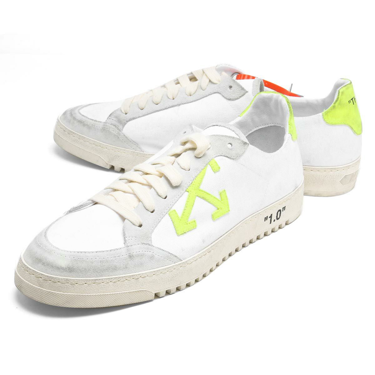 オフホワイト スニーカー 靴 シューズ メンズ レディース 2 0 スニーカー Virgil Abloh ホワイト オレンジ Omia042e19d 0119 Off White ブランド腕時計通販なら ブルークウォッチカンパニー 心斎橋店