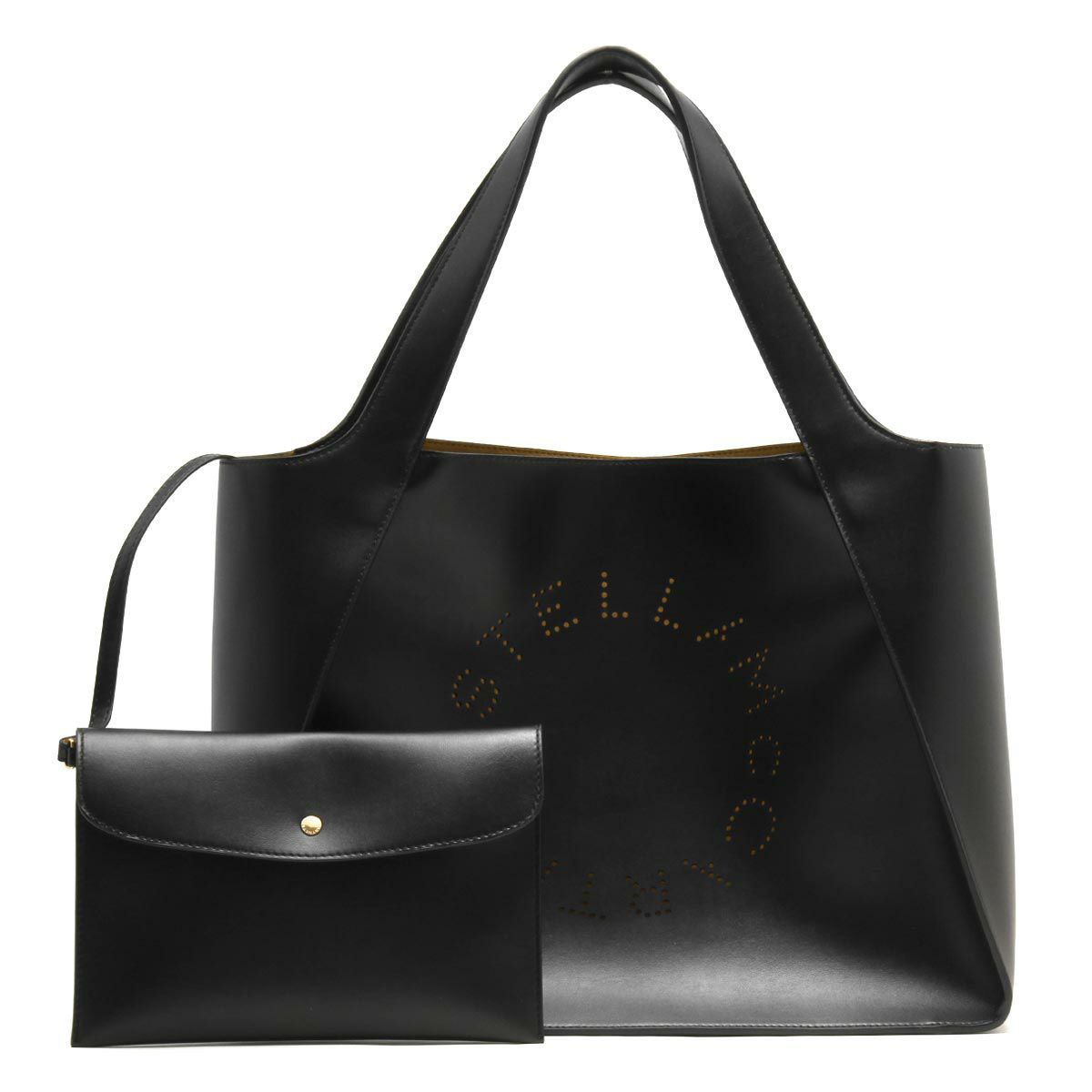 ステラマッカートニー】Stella McCartney ロゴ ヴィーガンレザー 