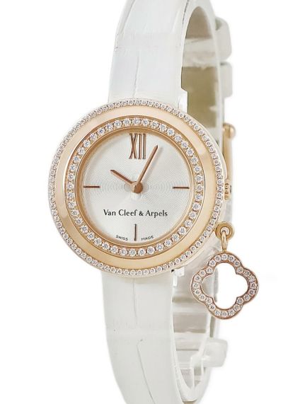 ヴァンクリーフ＆アーペル／レディースウォッチ レディ アーペル ユール フローラル スリジエ ウォッチ 18K