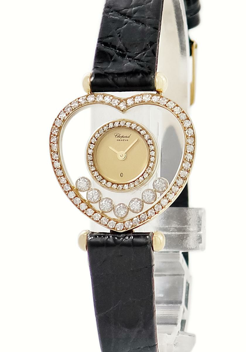 ショパール ハッピーダイヤモンド 20/6061S K18WG無垢 ムービング 5P 5  