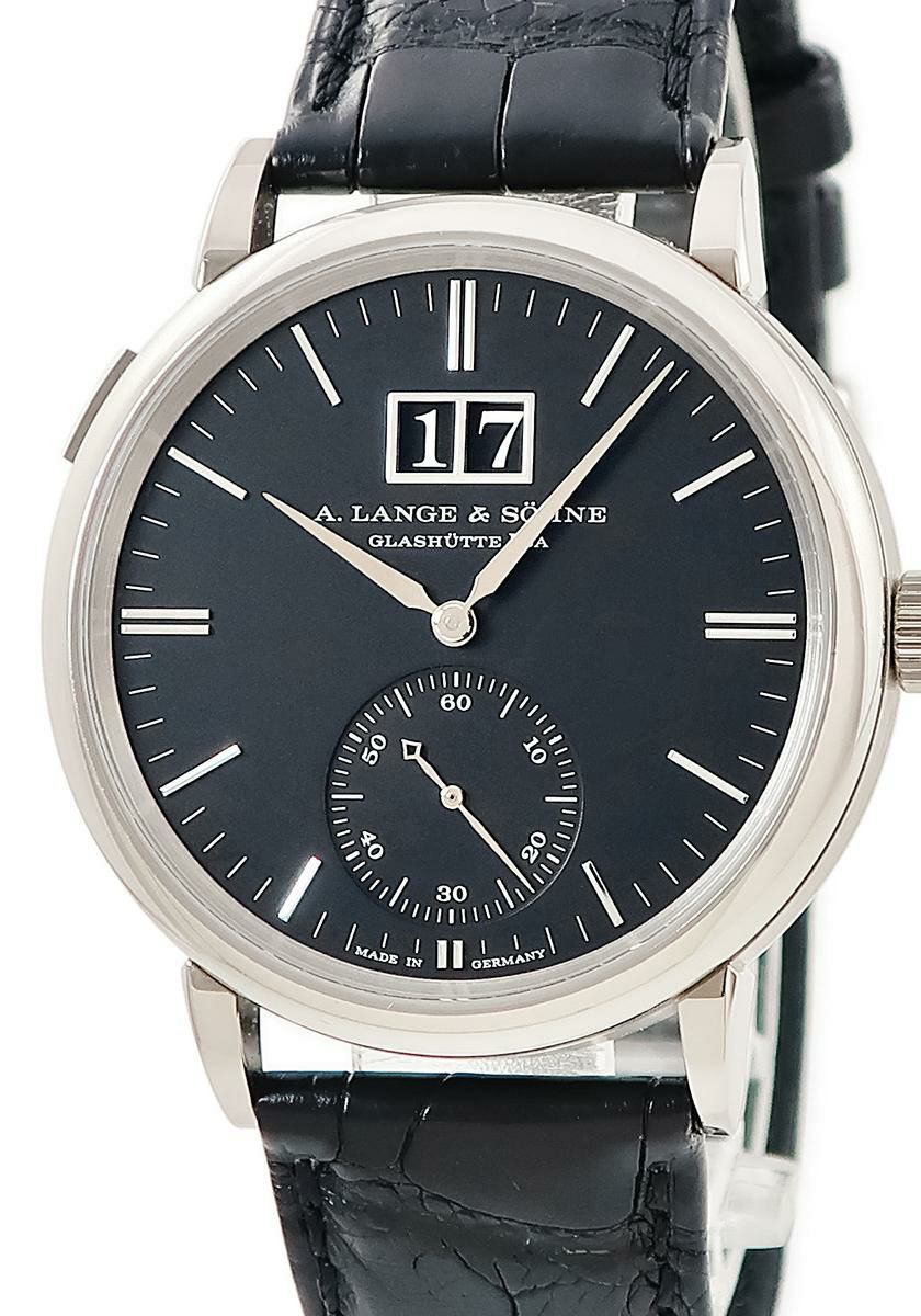 ランゲ&ゾーネ LANGE&SOHNE 腕時計パーツ 純正 クロコダイル ブラック  