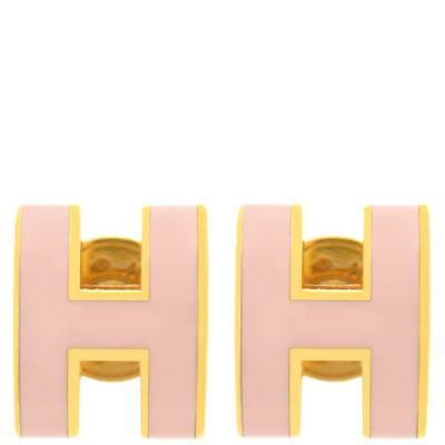 エルメス ピアス アクセサリー レディース ポップ H ミニ オレンジ