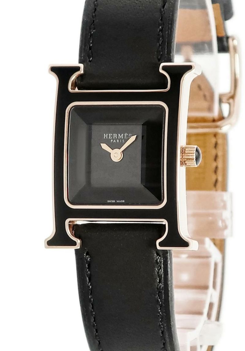 ほぼ未使用【HERMES】エルメスHウォッチ【ベトン】ローズゴールド金具 ほぼ未使用【HERMES】エルメスHウォッチ【ベトン】ローズ