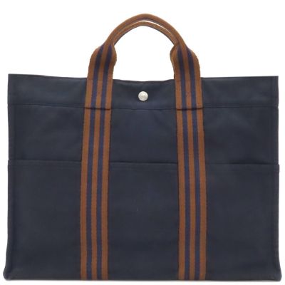 メゾンマルジェラトートバッグ　ネイビー　美品 エムエムシックス メゾン マルジェラ ナイロン ジャパニーズ