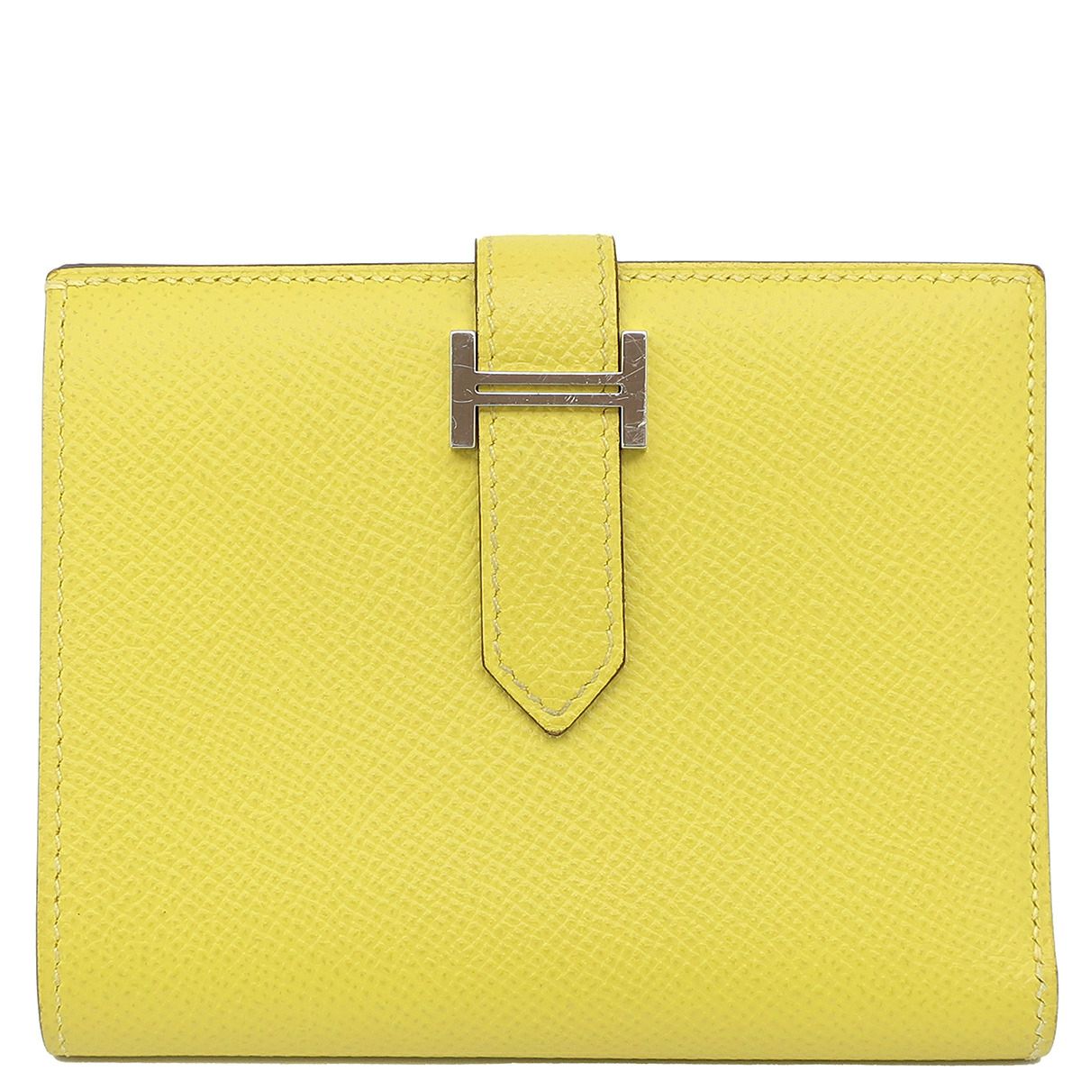 新品同様 フェンディ FFダイヤモンド 8M0251 レザー イエロー 黄 2  