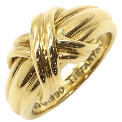 Tiffany シグネットリング　18K 750 SPECIAL / VINTAGE】TIFFANY&Co. ティファニー K18 ホワイト