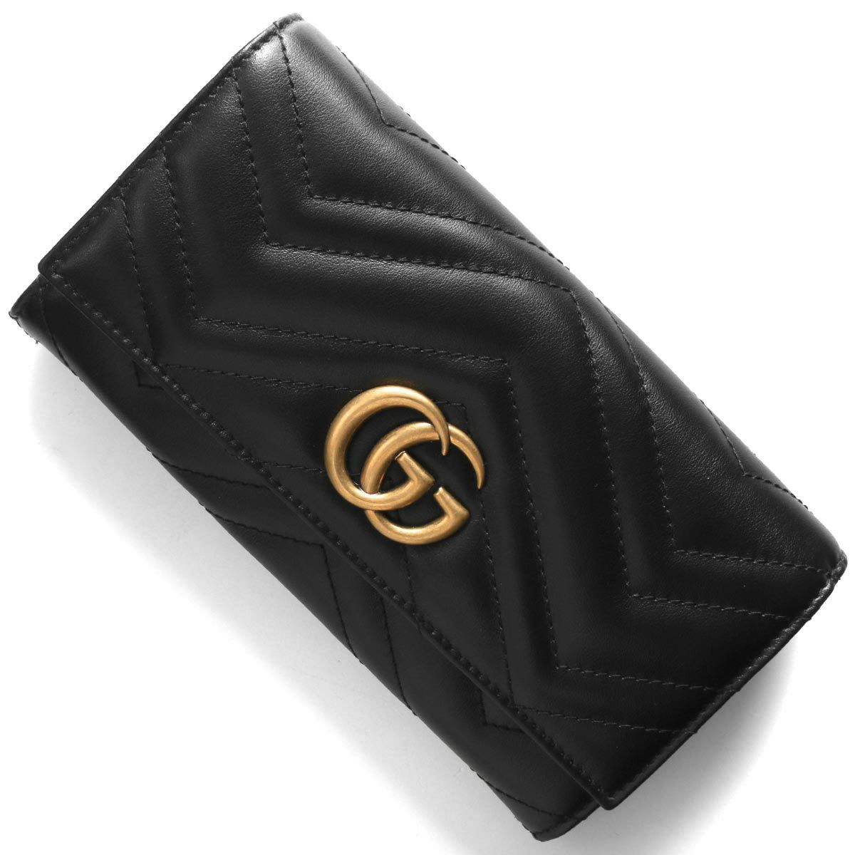 グッチ 長財布 財布 レディース プチ マーモント Petite Marmont ブラック Cao0g 1000 Gucci ブランド腕時計通販なら ブルークウォッチカンパニー 心斎橋店