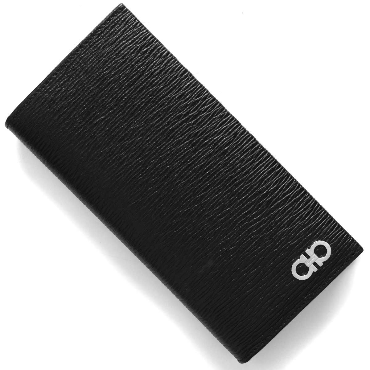 フェラガモ 長財布 財布 メンズ 二つ折り ブラック 661331 NERO 