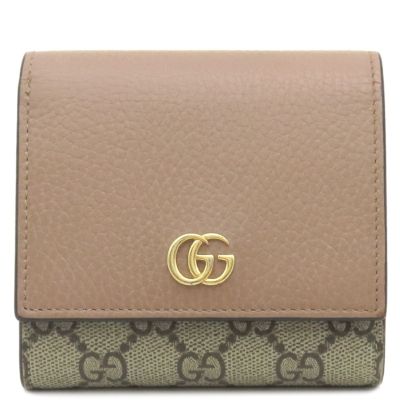 新品未使用　グッチ財布　折り財布　グッチボスコ　グッチGGスプリーム　レザー グッチ GGスプリーム オフィディア 523155 PVC×レザー 財布