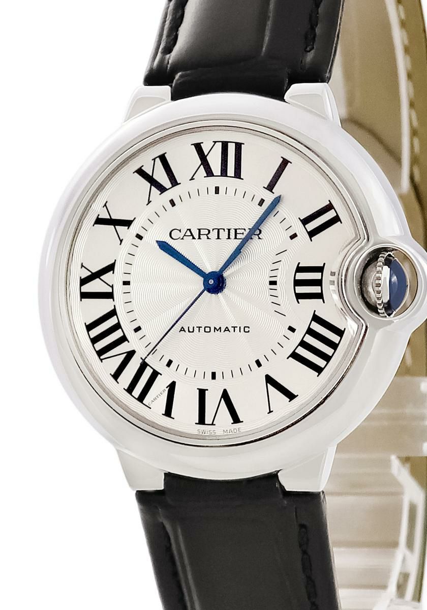 カルティエ タンクアングレーズ SM W5310029 K18WG無垢 青針 ギヨシェ  