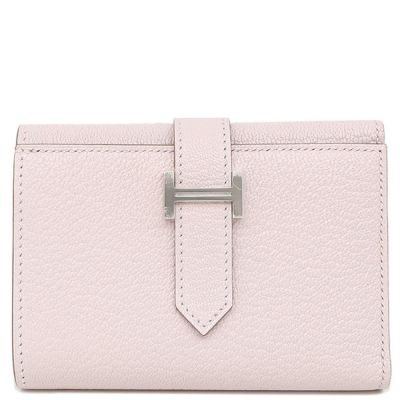 HERMES べアンコンパクト　さくらピンク エルメス 二つ折り財布 財布 レディース ベアン コンパクト U