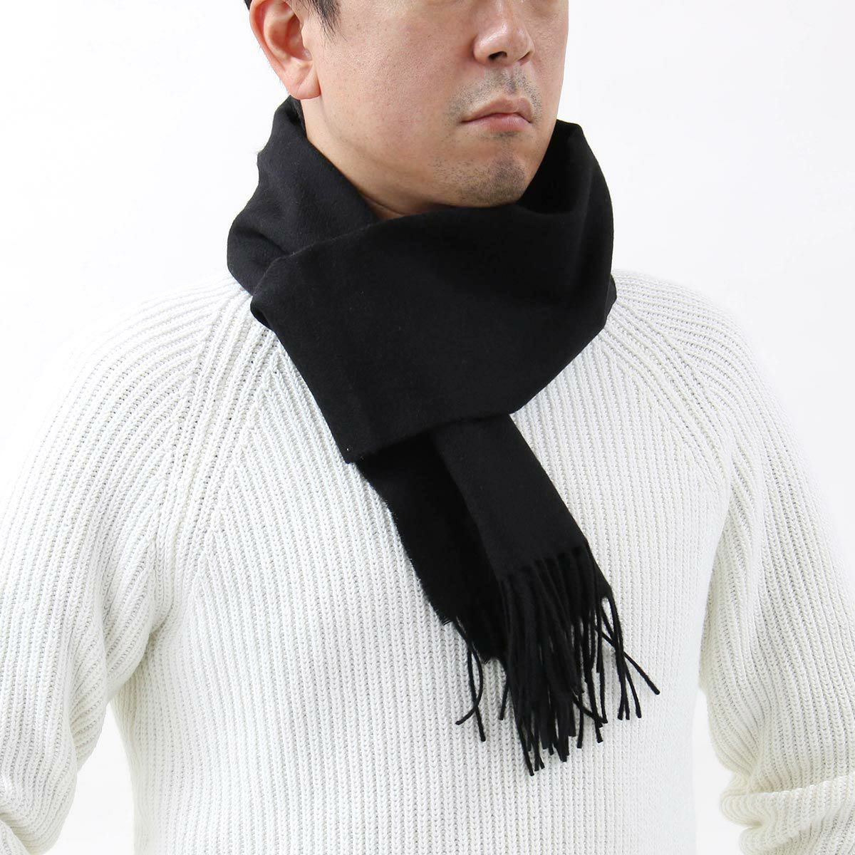 ジョンストンズ ストール/マフラー メンズ レディース WA16 小判 無地  