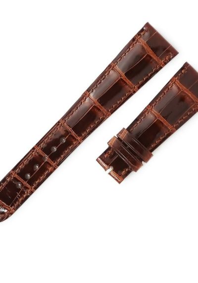 PATEK PHILIPPE  クロコダイル  時計革ベルトブラウン パテックフィリップ PATEK PHILIPPE 純正 ダークブラウン