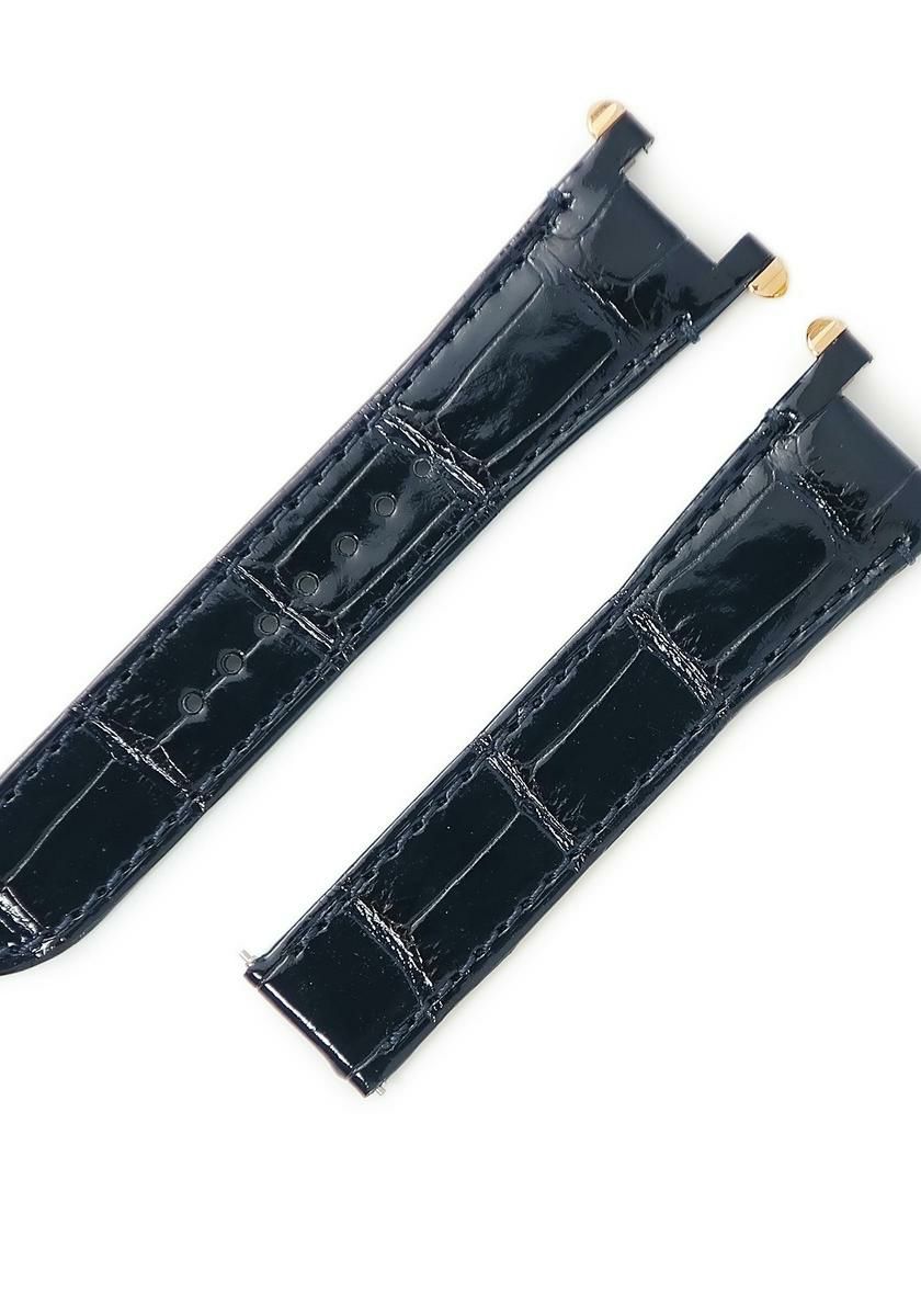 カルティエ 腕時計パーツ 純正 パシャ用 クロコバンド クロコダイル  