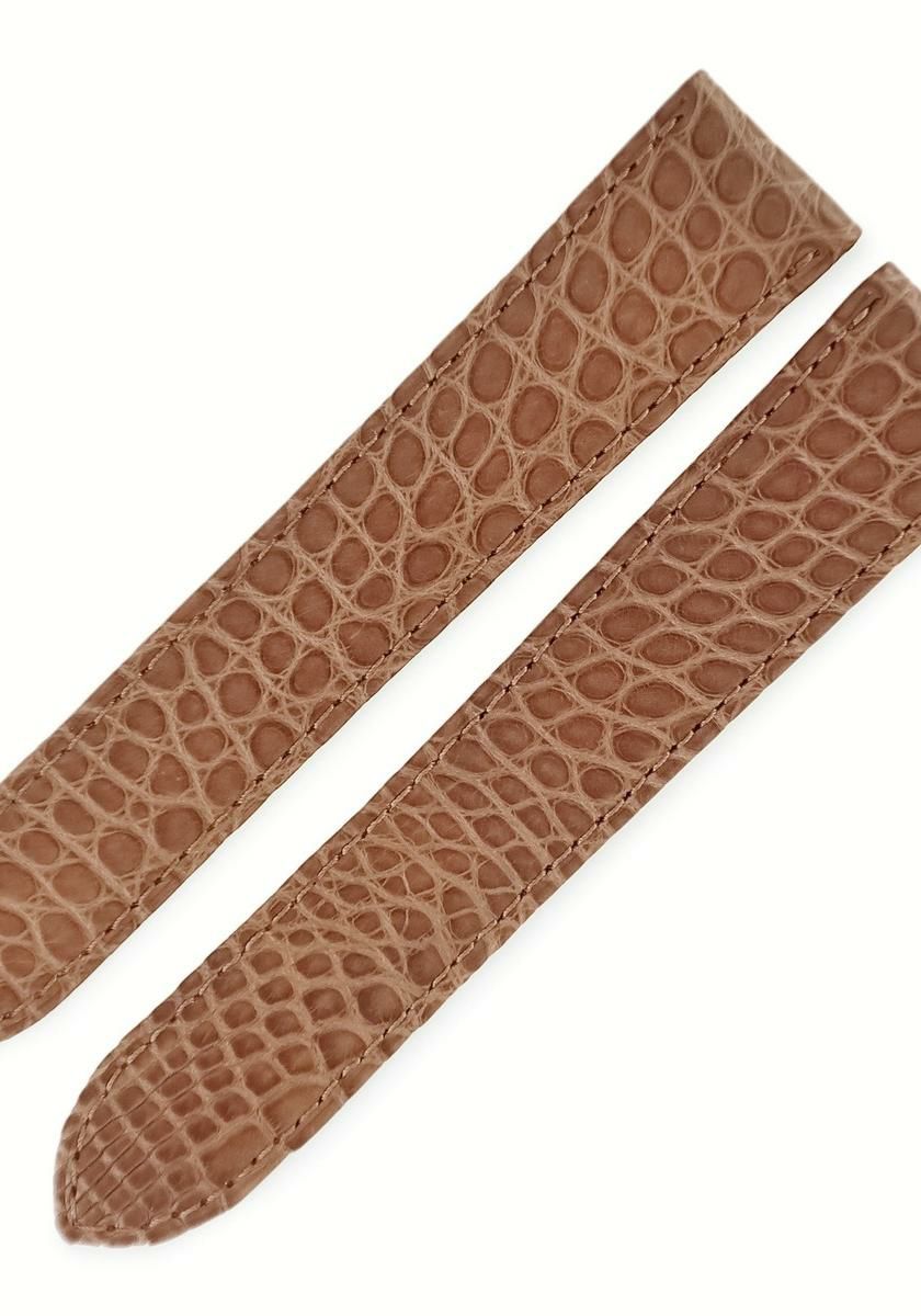 カルティエ 腕時計パーツ 純正 クロコダイル ブラック 未使用 替え  