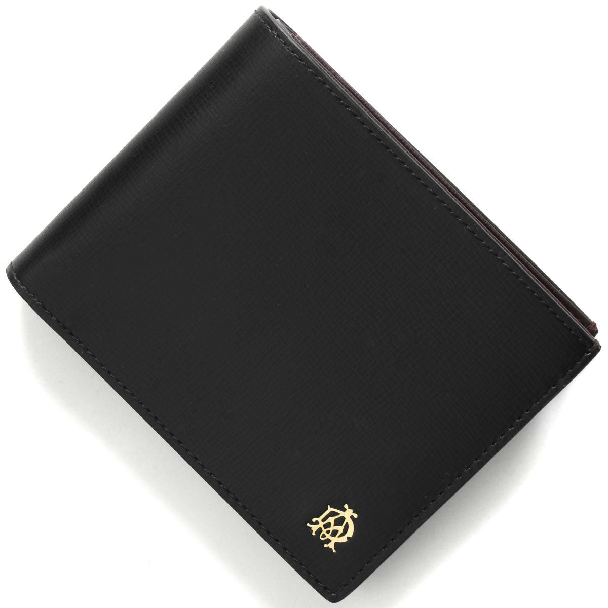 ダンヒル 二つ折り財布 財布 メンズ ブラック DU19F2F32SG 001 DUNHILL 