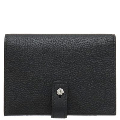美品 21年モデル⭐️メゾンマルジェラ 2つ折り財布 レザー ブラック Maison Margiela（旧Maison Martin Margiela） - メゾン