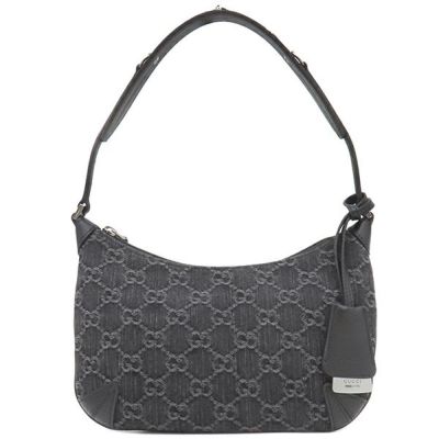 【美品】グッチ ワンショルダーバッグ レザー×キャンバス ホースビット柄 グッチ ショルダーバッグ バッグ レディース ホースビット 1955