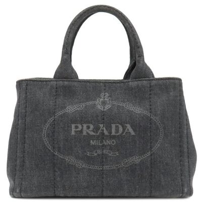プラダ ボストンバッグ ハンドバッグ ナイロン サフィアーノレザー 三角ロゴ 黒 美品 PRADA プラダ ボストンバッグ ハンドバッグ 三角ロゴ