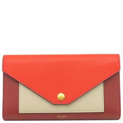 セリーヌ 長財布 財布 レディース ラージ フラップ LARGE FLAP