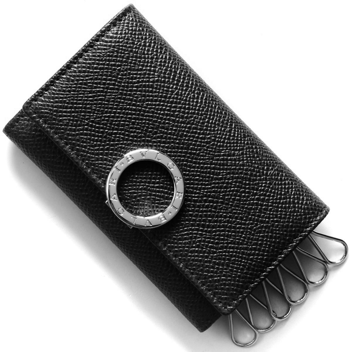 プラダ キーケース メンズ サフィアーノ メタル ブラック 2PG222 QME  