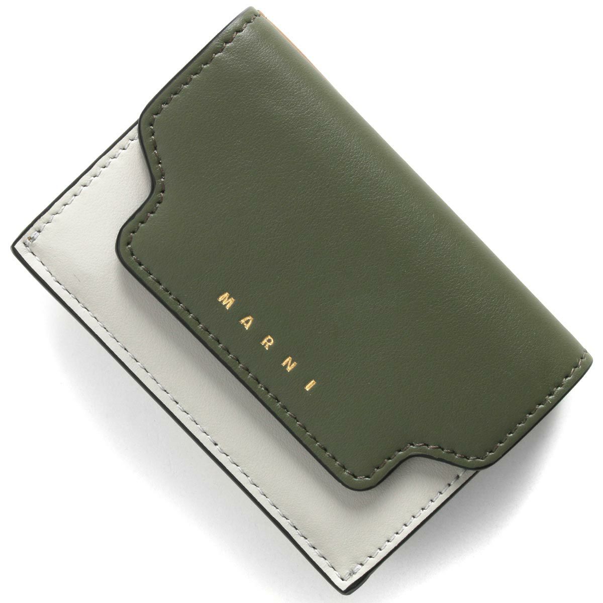 マルニ 三つ折り財布 ミニ財布 財布 レディース オリーブグリーン セメントベージュ マロンブラウン Pfmo0001q2 Lv5 Z2g06 Marni ブランド腕時計通販なら ブルークウォッチカンパニー 心斎橋店