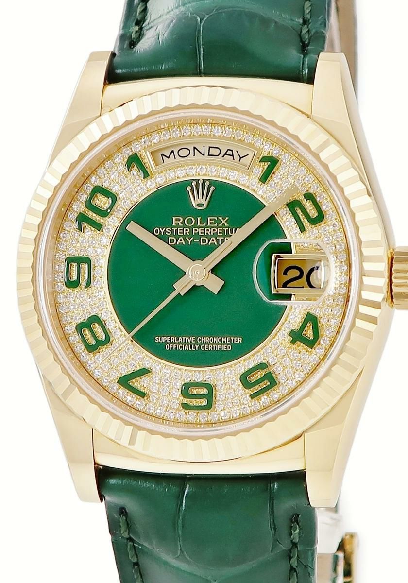 ROLEX デイデイトグリーンボックスと説明書 ロレックス デイデイト 36