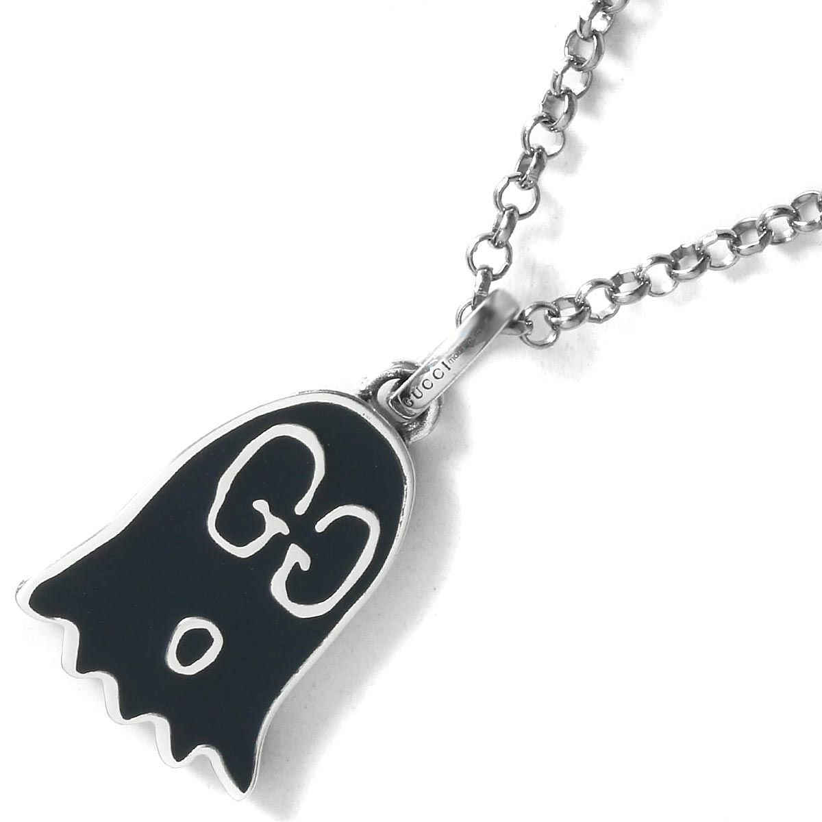 グッチ ネックレス アクセサリー メンズ レディース ゴースト シルバー  