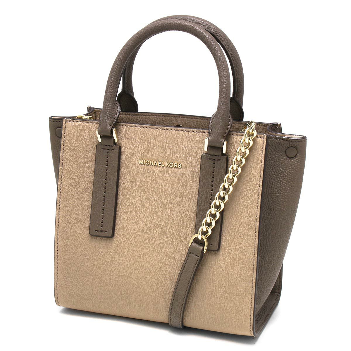 マイケルコース セルマ ハンドバッグ(ベージュ) 震わせる 